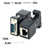   VGA (M/M)    RJ45  20  