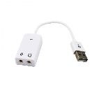 Звуковая карта USB Audio adapter 7.1 белый Звуковая карта USB Audio adapter 7.1 белый