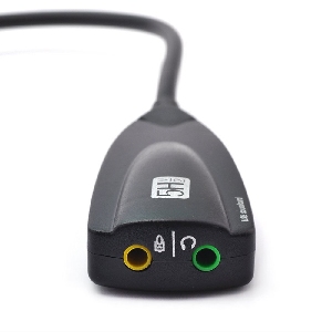 USB Audio adapter 5HV2 -7.1 Surround Sound 12 channel equalizer USB 2.0
