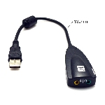 USB Audio adapter 5HV2 -7.1 Surround Sound 12 channel equalizer USB 2.0
