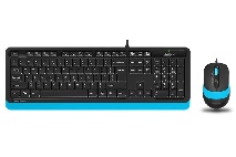 Комплект A4Tech F1010-BLUE Fstyler USB
