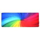 Коврик игровой Color Swirl HQ 800x300x3 mm оверлок