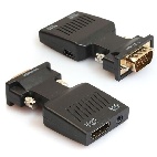 Переходник VGA (M)-HDMI (F) +  3.5mm