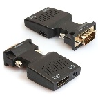 Переходник VGA (M)-HDMI (F) +  3.5mm Переходник VGA (M)-HDMI (F) +  3.5mm
