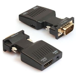  VGA (M)-HDMI (F) +  3.5mm