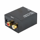 Конвертер с цифрового аудио сигнала Toslink/Coaxial на аналоговый RCA L/R 