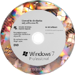 Microsoft Windows 7 Pro 64-bit OEM 1pk DSP OEI