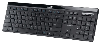 Клавиатура Genius Slimstar i222 USB, 11 FN keys Black, CB, KAZ, Apple-like