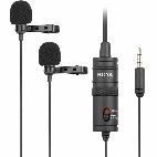 Микрофон петличный двойной BOYA BY-M1DM Микрофон петличный двойной BOYA BY-M1DM