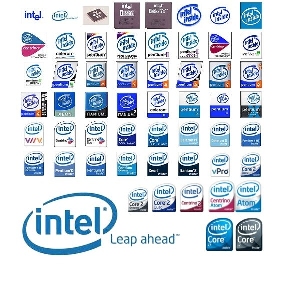 Стикер на переднюю панель системного блока (Intel inside Core i5) 