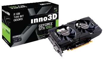  INNO3D NVIDIA GeForce GTX 1050 Twin X2 2048 Mb