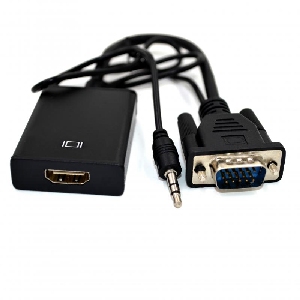 VGA (M)-HDMI (F)   3.5mm