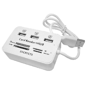 HUB USB2.0 3 Port 4 Slot card Reader Combo