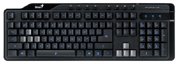 Клавиатура Genius KB-G255, игровая, USB, backlight, black