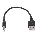 AUX    Jack 3.5 (M)  - USB (M)